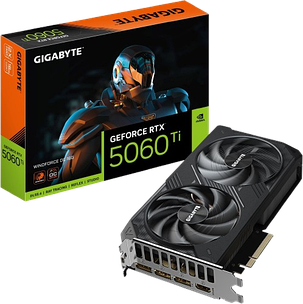 Відеокарта GeForce RTX 5060 Ti 16GB Gigabyte Windforce OC (GV-N506TWF2OC-16GD), фото 1