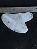 Гірський кришталь натуральний шкребок масажер гуаша з натурального каменю ., фото 6