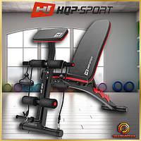 Лава тренувальна універсальна з партою Скотта для жиму лежачи тренування рук і біцепса HS-1035