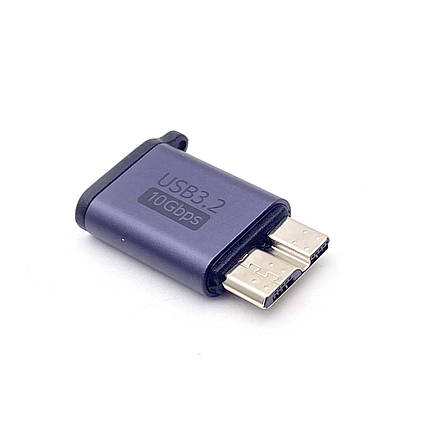 Перехідник micro BM (тато)-type C (мама), фото 1