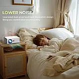 Портативний мультимедійний проєктор YUZINO V6 з Wi-Fi та Bluetooth HDMI Мініпроєктор із вбудованими динаміками, фото 3