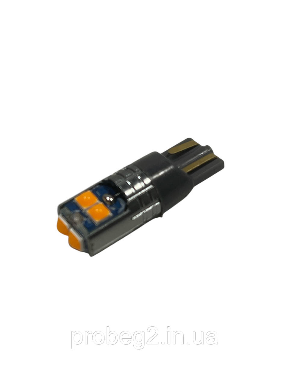 Світлодіодна лампа T10-3030-6SMD 12-24v Cree Samsung жовтий