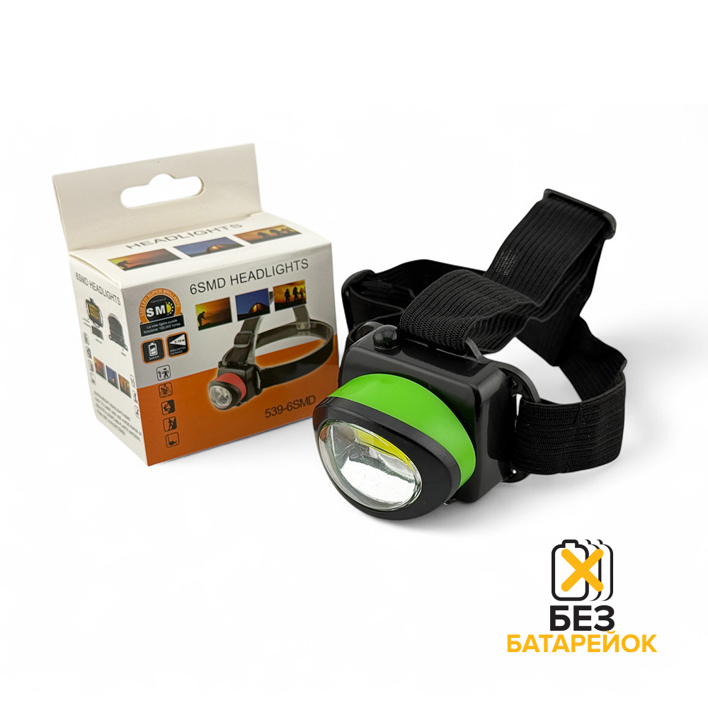 Налобний ліхтар BL-539-COB, фото 1