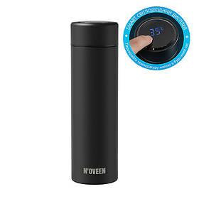 Smart термопляшка 450 мл Noveen Tb2310 чорна з дисплеєм