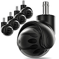 Комплект универсальных колес для офисных кресел Lifelong (5 шт)