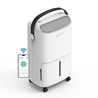 Осушитель воздуха evoair 40 м² NovaDry 16 Smart, 16л/24 ч, ионизация воздуха, УФ - обеззараживание, Black