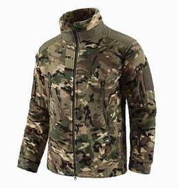 Кофта флісова (multicam) зсу, військова, нгу, нацгвардії, тактична, мультикам