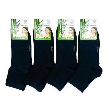 Жіночі бамбукові шкарпетки середньої висоти Marjinal Туреччина (чорні)