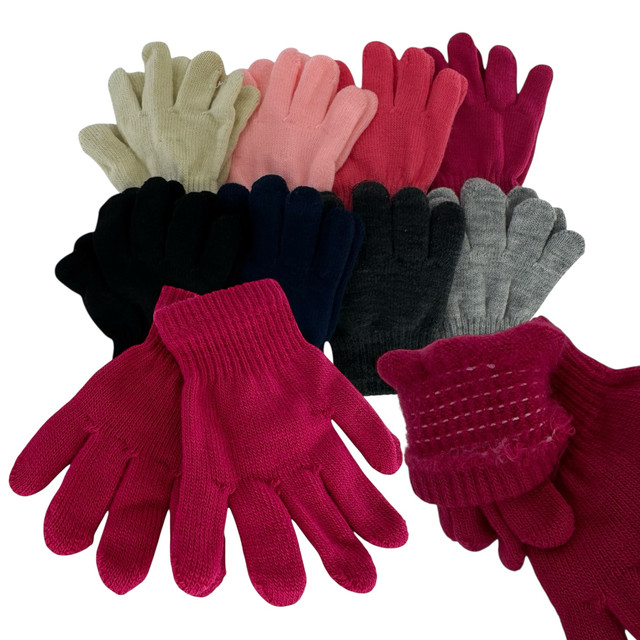 Перчатки детские одинарные Перчатки детские утепленные