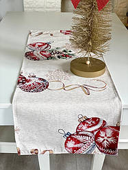 Новорічна доріжка на стіл гобеленова ALLOVER34278