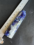 Обеліск содаліт натуральний камінь олівець із содаліту, фото 7