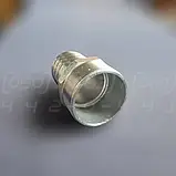 Штуцер шланговий різьбовий нержавіючий DN50 (2"), н/ж сталь AISI304, зовнішня різьба BSPP, ялинка 50 мм, фото 10