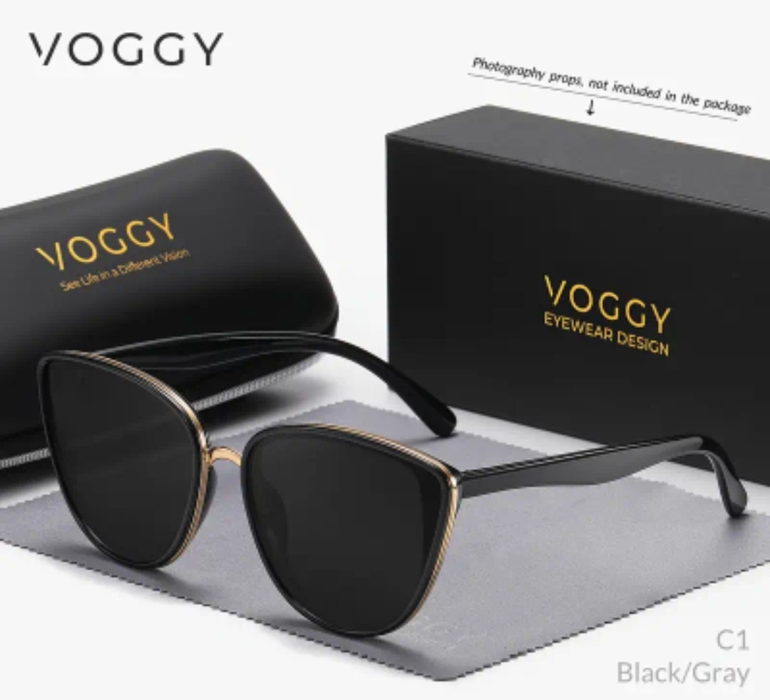 Окуляри жіночі сонцезахисні Чорні, фото 1