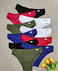 Трусики жіночі розмір М мікс колір 1 шт.