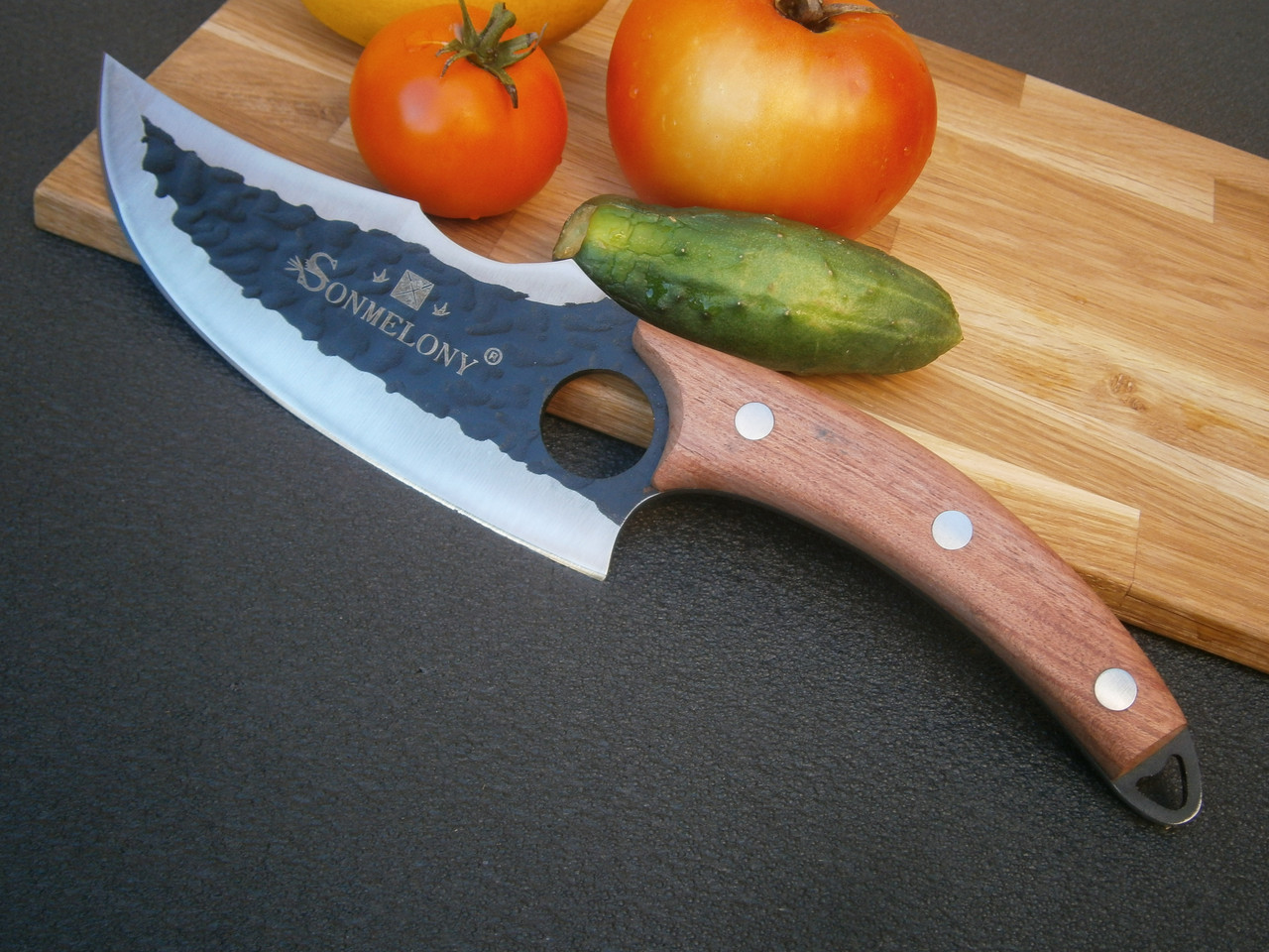 Ніж кухарський Sakuri Sonmelony RT-06 фултанг 27 см, фото 1