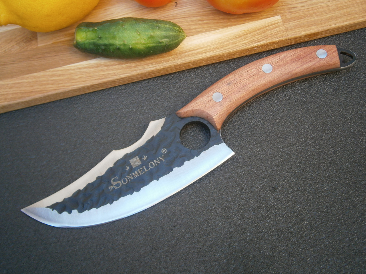 Ніж кухарський Sakuri Sonmelony RT-06 фултанг 27 см, фото 1
