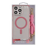 Чохол TPU+PC LanyardCase with MagSafe для iPhone 15 Pro, фото 8