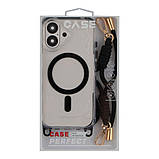 Чохол TPU+PC LanyardCase with MagSafe для iPhone 16, фото 2