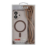 Чохол TPU+PC LanyardCase with MagSafe для iPhone 16, фото 3