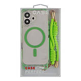 Чохол TPU+PC LanyardCase with MagSafe для iPhone 16, фото 4