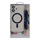 Чохол TPU+PC LanyardCase with MagSafe для iPhone 16, фото 5