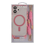 Чохол TPU+PC LanyardCase with MagSafe для iPhone 16, фото 6