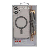 Чохол TPU+PC LanyardCase with MagSafe для iPhone 16, фото 8