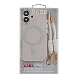Чохол TPU+PC LanyardCase with MagSafe для iPhone 16, фото 9