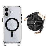 Чохол TPU+PC LanyardCase with MagSafe для iPhone 16, фото 10