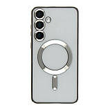 Чехол TPU Metallic Full Camera with Magsafe для Samsung Galaxy S24 Ultra (S928), фото 9