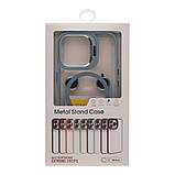 Чехол TPU+PC+Metal Stand Case with MagSafe and Camera Lenses для iPhone 16, фото 2