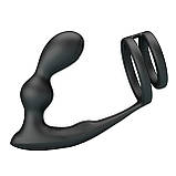 Вібростимулятор простати з ерекційним кільцем Mr Play Remote Control Vibrating Prostate Massager, фото 3