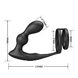 Вібростимулятор простати з ерекційним кільцем Mr Play Remote Control Vibrating Prostate Massager, фото 9