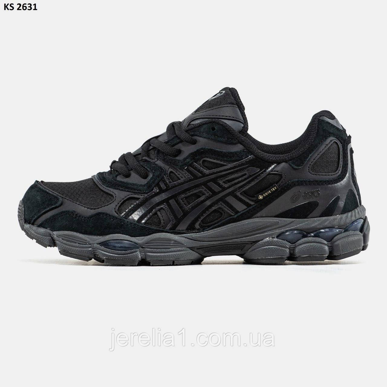 Кросівки ASICS Gel-NYC Gore-Tex Black ТЕРМО, фото 1