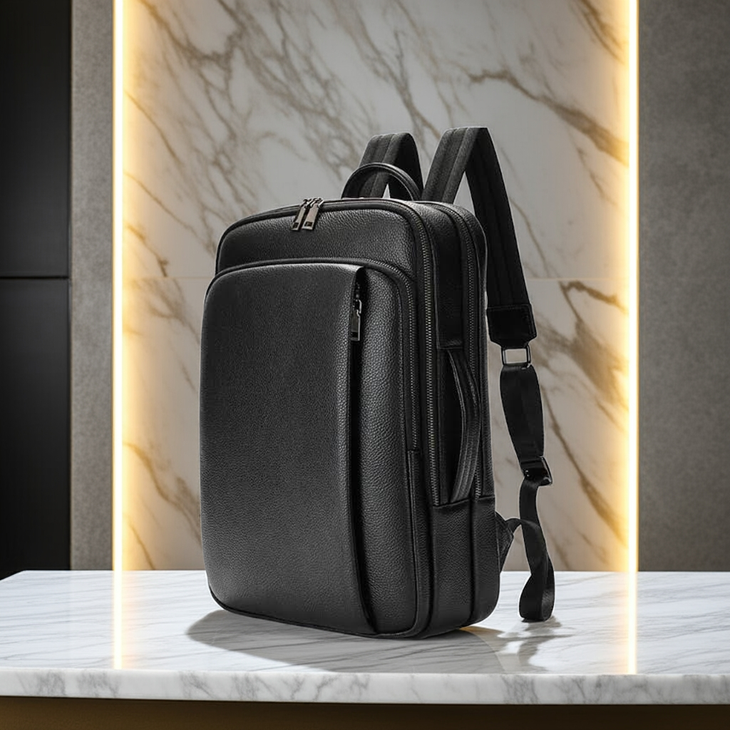 Чоловічий шкіряний рюкзак сумка Leather Collection (5053), фото 1