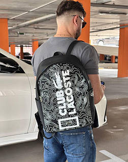 Чоловічий рюкзак Lacosta (2045) black чорний