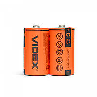 Батарейка Videx R14 (C) 2pcs
