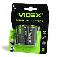 Батарейка Videx LR14 (C) blister 2pcs