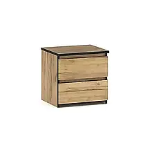 Тумба приліжкова в спальню з ДСП Бруклін Дуб крафт золотий Мебель Сервіс