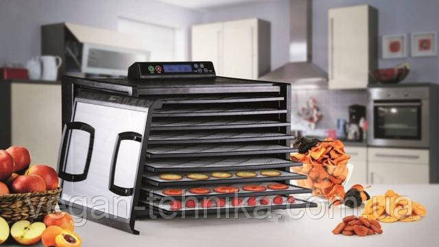 Профессиональный дегидратор с цифровым управлением Excalibur 4948CDFB на 9 лотков – сушилка для фруктов, овощей, ягод, пастилы, мяса и рыбы Профессиональный дегидратор с цифровым управлением Excalibur 4948CDFB на 9 лотков – сушилка для фруктов, овощей, ягод, пастилы, мяса и рыбы