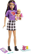 Лялька Барбі Скіппер Няня з немовлям Barbie Skipper Babysitters Inc. Doll & Accessories GRP11