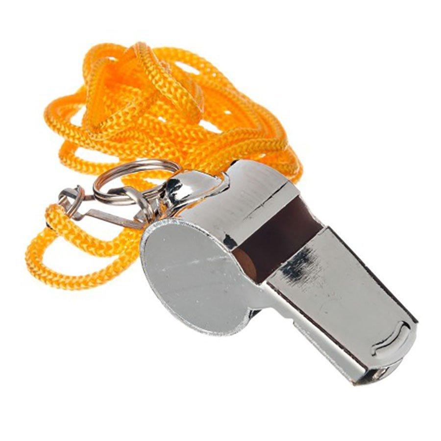 Свисток футбольний металевий