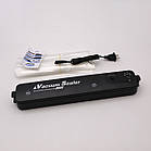 Комплект вакуумний пакувальник і рулони 2 шт. по 30 см Вакууматор Vacuum Sealer і рулони для вакуумування, фото 3