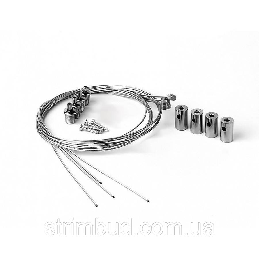 Кріплення для панелі EVROLIGHT (4троса по 1метру + фурнітура), фото 1