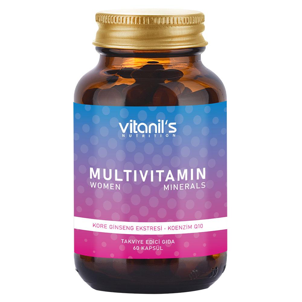 Дієтична добавка "Мультивітамінний комплекс для жінок" Vitanil's, 60 капсул