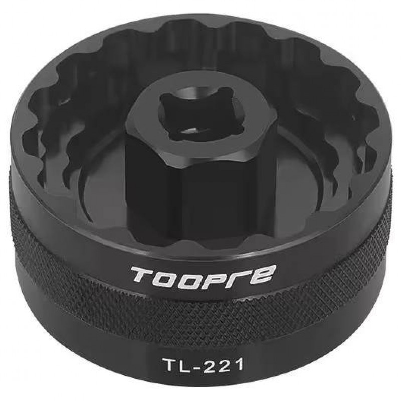 Знімач каретки Toopre TL-221 5 в 1 для зняття каретки Shimano Sram FSA алюміній чорний, фото 1