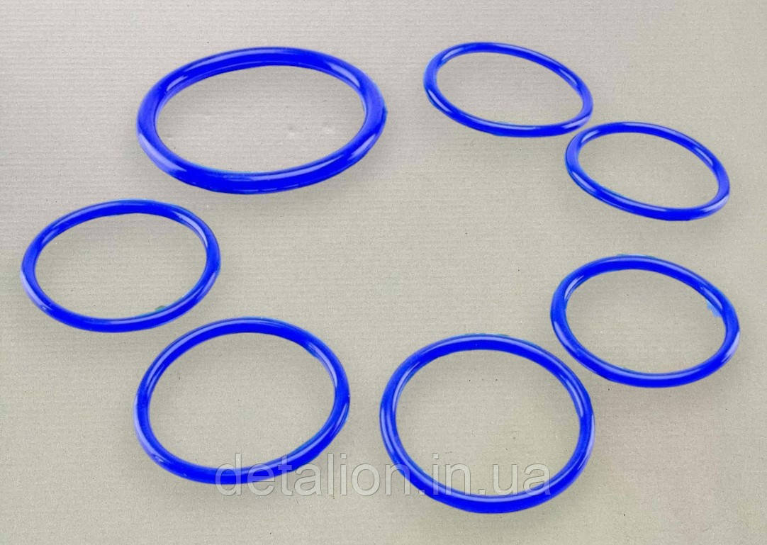 Ремкомплект системи охолодження КАМАЗ AR (синій силікон, 7поз) 740-1303000, фото 1