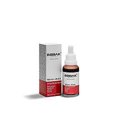 Відлущуюча червона сироватка для обличчя з AHA-BHA-PHA кислотами BEBAK Bebak Pharma, 30 мл