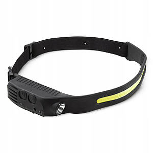 Ліхтар налобний Mountain Goat LED 350 lm акумуляторний, з боковим світлом Black (P-5907739318305)