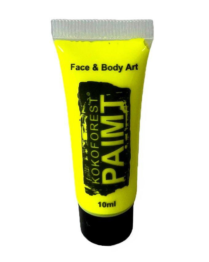 Тюбик неонового жовтого гриму